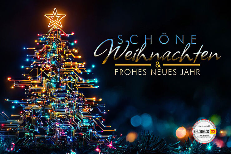 Die Elektroniker-Innung Nahe-Hunsrück wünscht ine schöne Adventszeit, frohe Weihnachten und einen guten Rutsch ins Jahr 2025